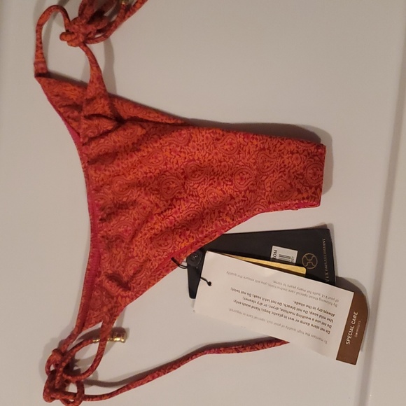 VIX PaulaHermanny Shaye Tie Side Bottom Size M - Picture 6 of 9